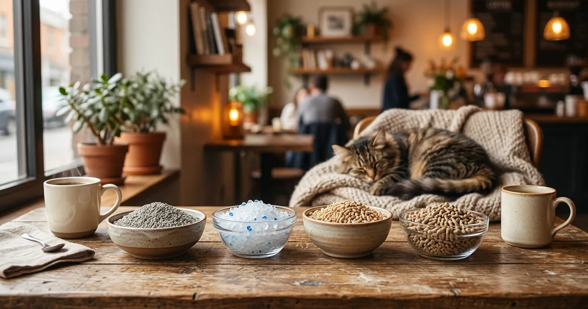 猫の自動トイレに合う猫砂の選び方｜固まる砂・シリカゲル・専用砂を比較